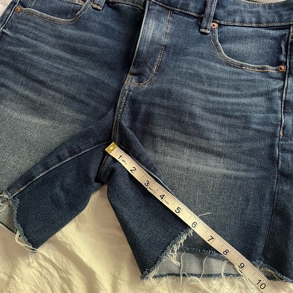 American Eagle Dark Blue Denim Shorts - Picture 4 of 8